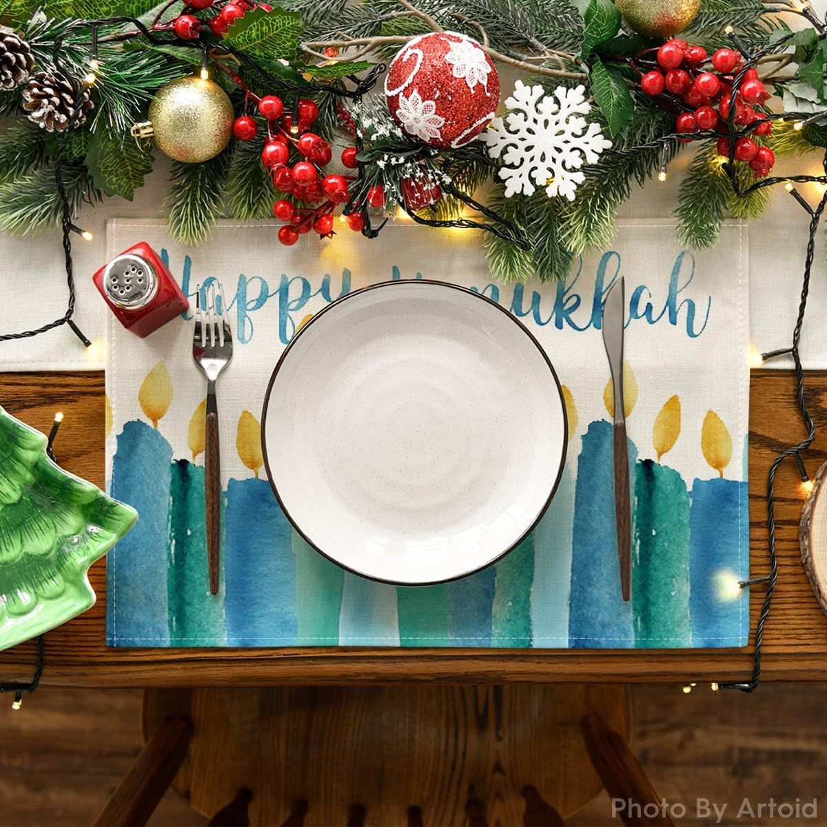 8Pcs Jewish Holiday Placemat S - Chairs recension och pris