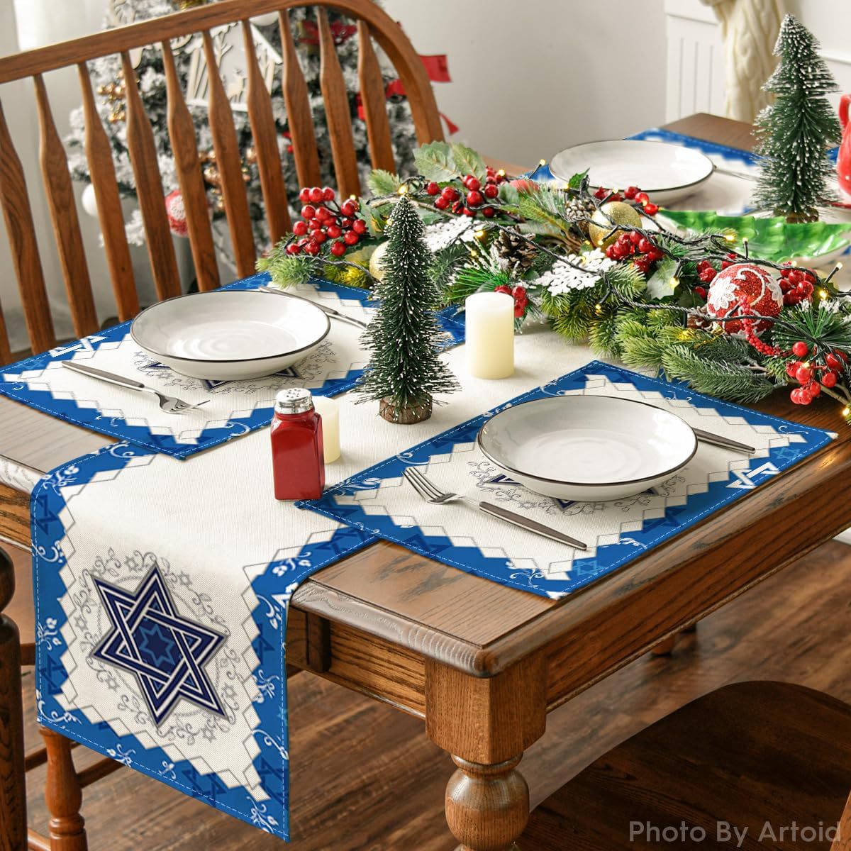 8Pcs Jewish Holiday Placemat S - Chairs recension och pris