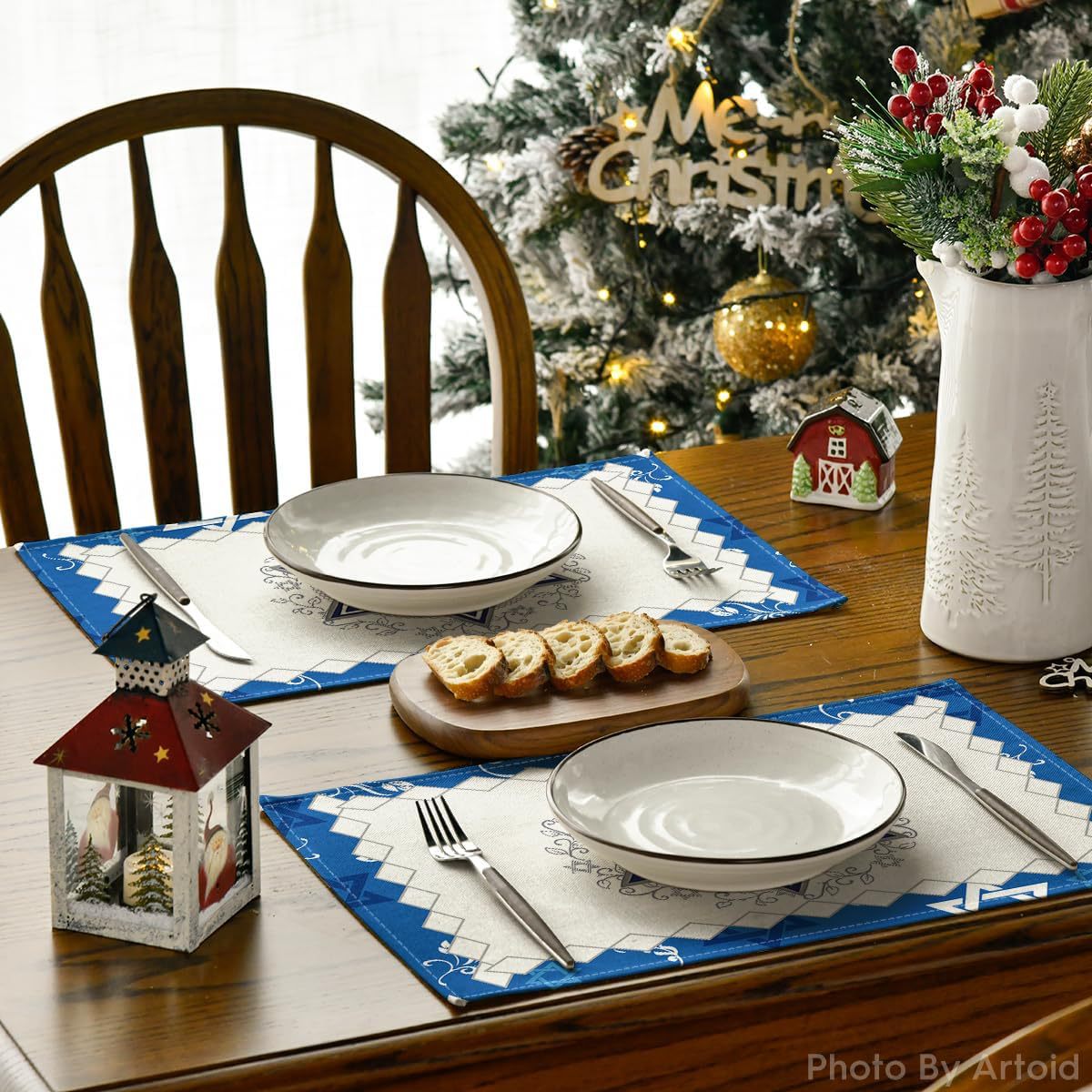 8Pcs Jewish Holiday Placemat S - Chairs recension och pris