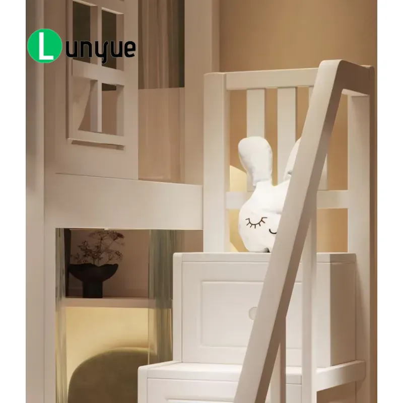 Custom Princess House Bunk Bed - Bunk Bed With Stairs And Slide recension och pris