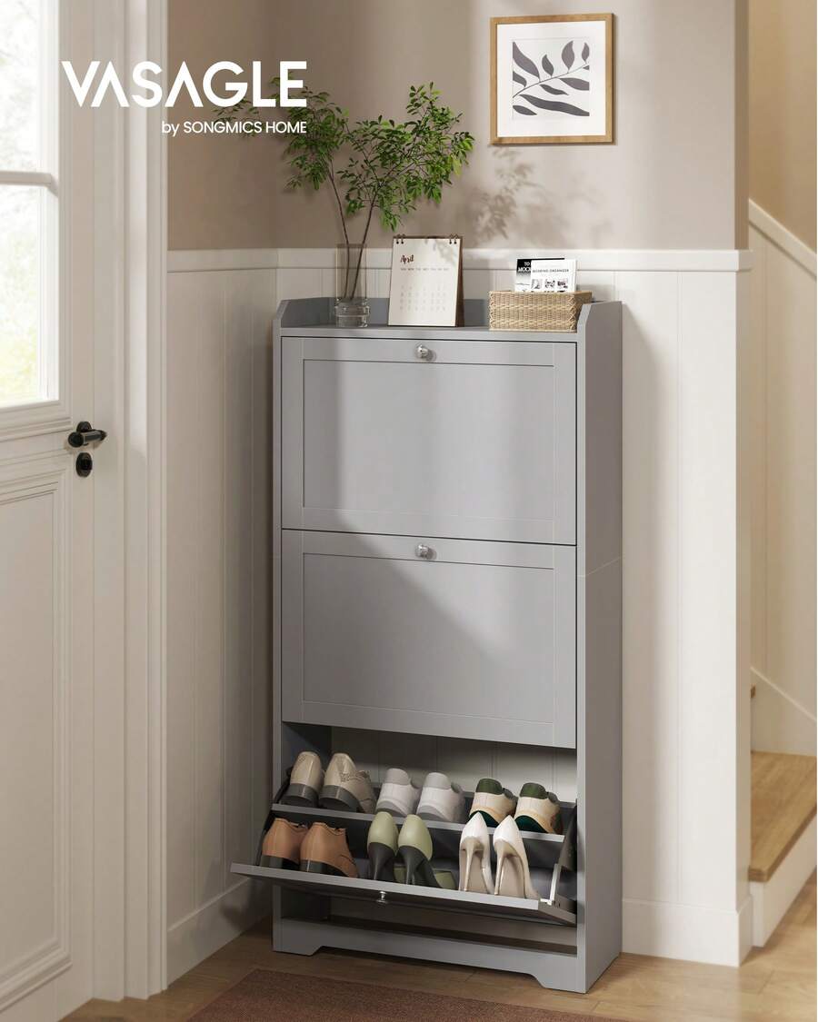 Shoe Cabinet With 3 Flip Drawe - Storage recension och pris