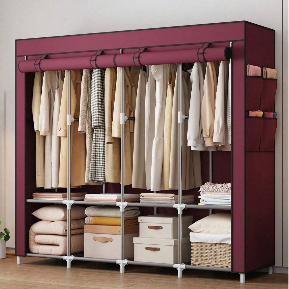 Large Portable Closet Wardrobe - Wardrobe Closet Portable Fabric Cover recension och pris
